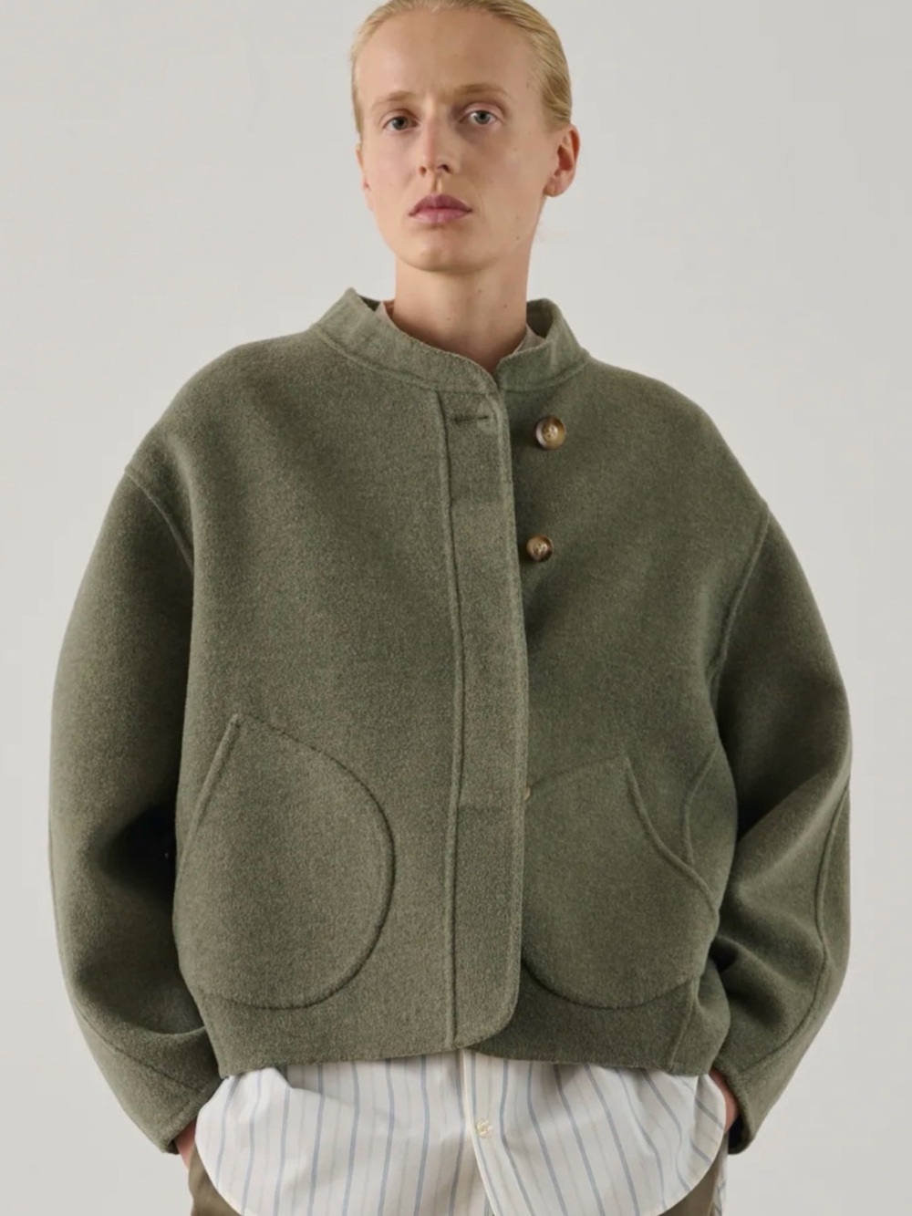 soeur Green Windsor Coat
